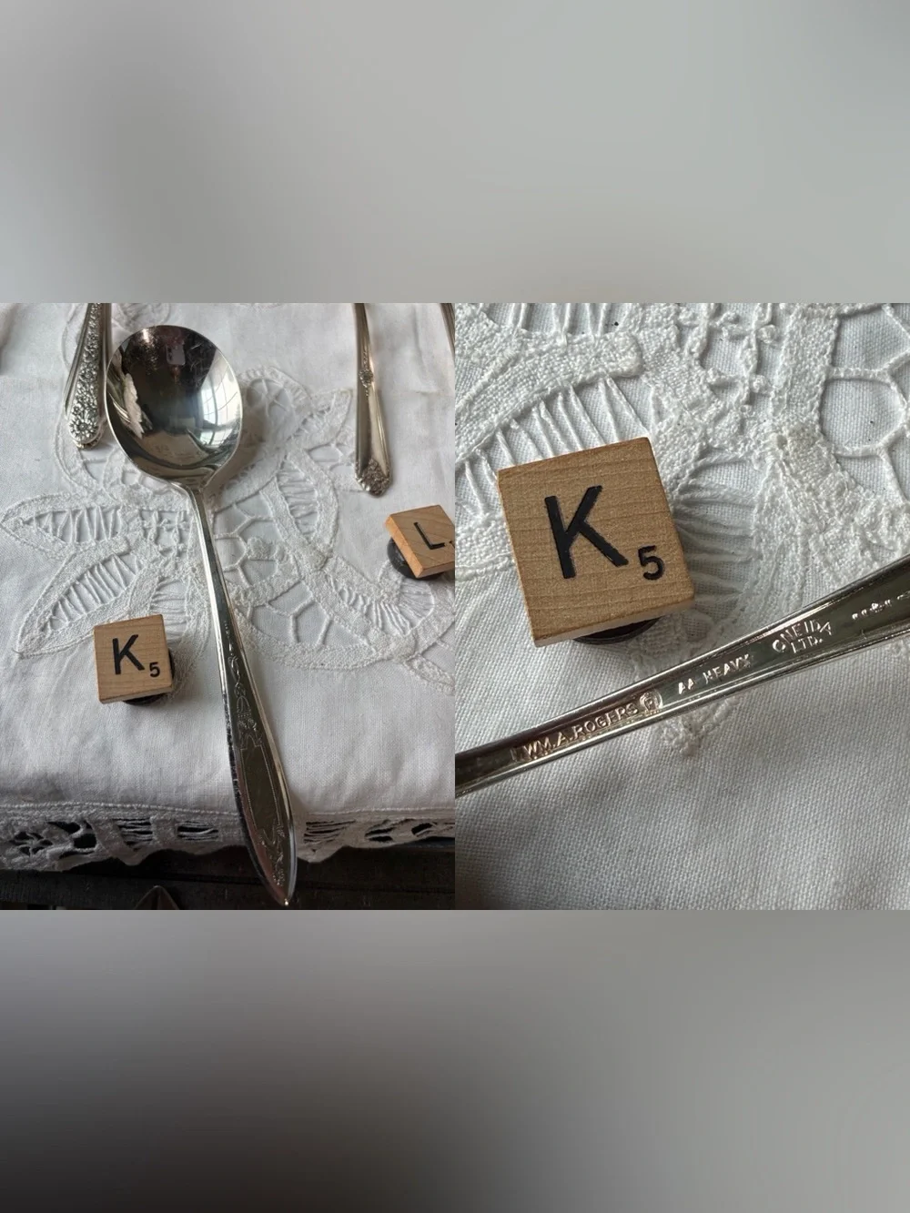 Art Deco Silver plated flatware replacement  spoon